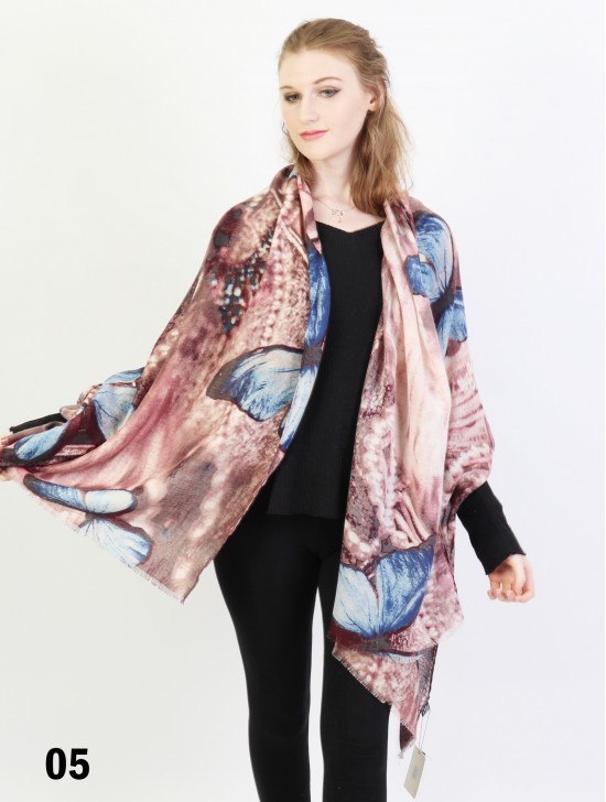 Butterfly Print Fashion Scarf